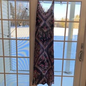 Free People Multicolor Floral Maxi Dress